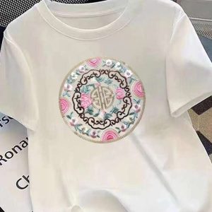 New Chinese style tops women's spring and summer new short-sleeved T-shirt women's pure cotton Chinese style clothes inner bottoming shirt large size